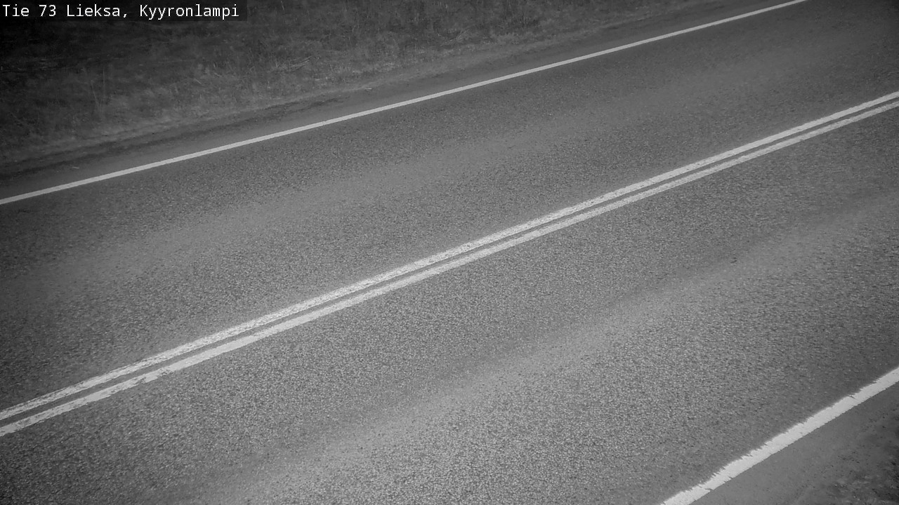 Weather Camera Image Väg 73 Lieksa, Kyyrönlampi, Lieksa, Pohjois-Karjala