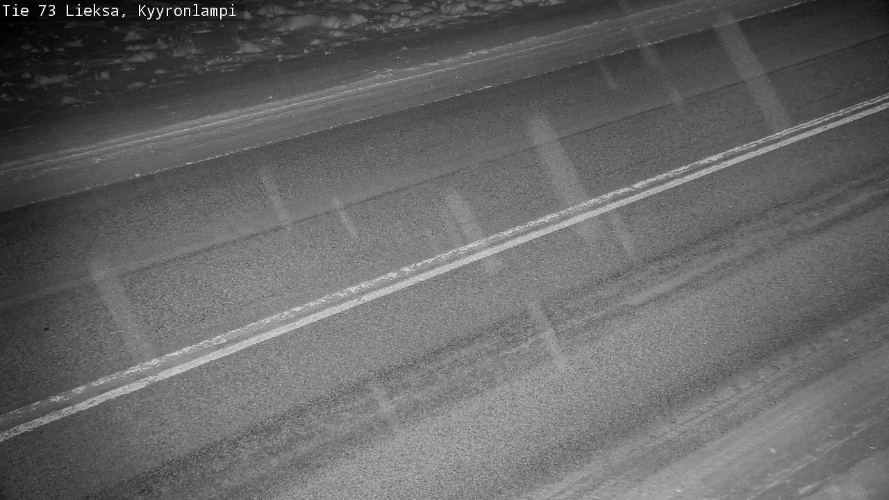 Weather Camera Image Road 73 Lieksa, Kyyrönlampi, Lieksa, Pohjois-Karjala