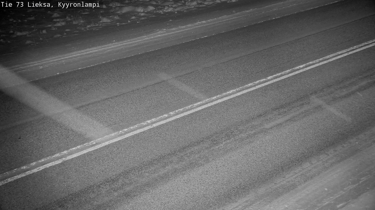 Weather Camera Image Road 73 Lieksa, Kyyrönlampi, Lieksa, Pohjois-Karjala