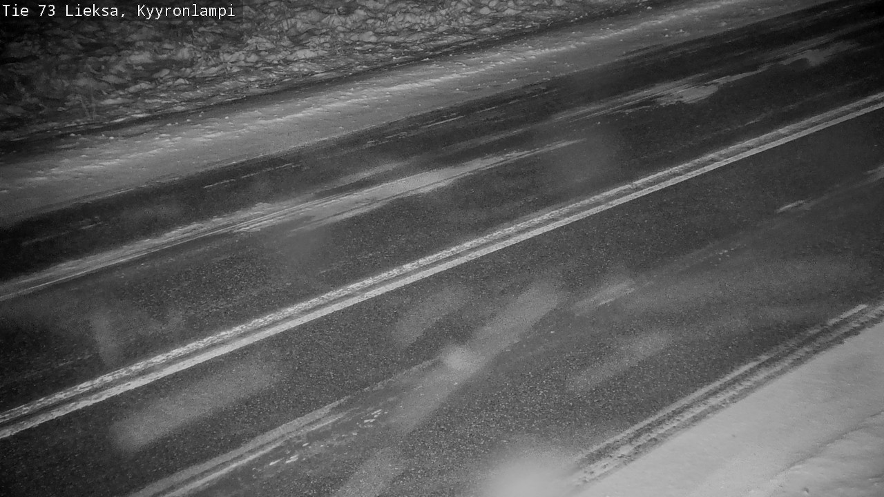 Weather Camera Image Road 73 Lieksa, Kyyrönlampi, Lieksa, Pohjois-Karjala