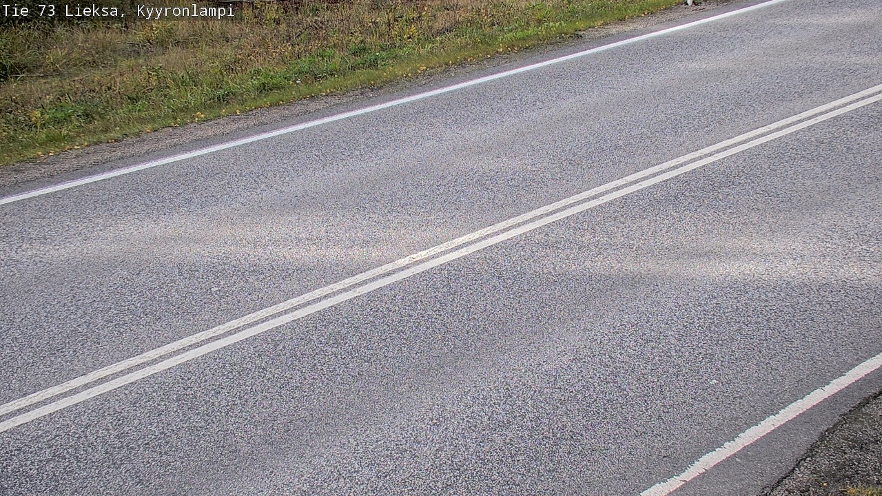 Weather Camera Image Road 73 Lieksa, Kyyrönlampi, Lieksa, Pohjois-Karjala
