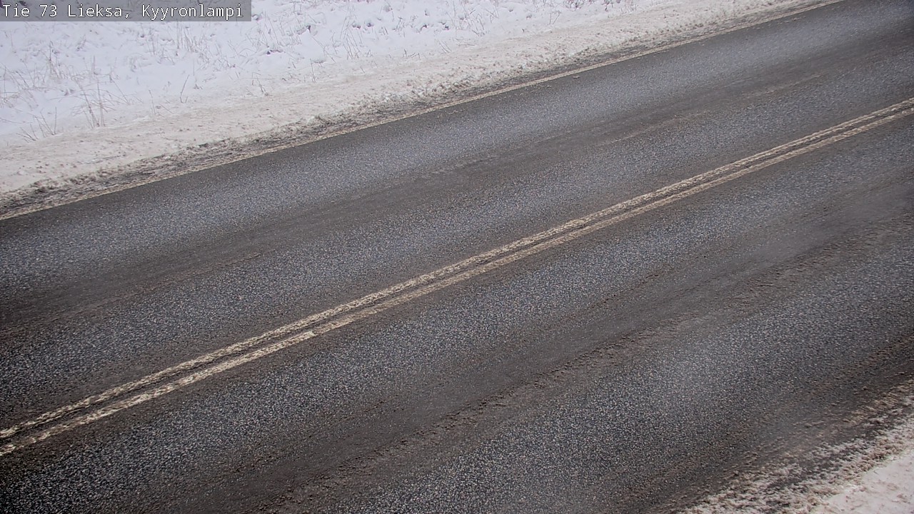 Weather Camera Image Road 73 Lieksa, Kyyrönlampi, Lieksa, Pohjois-Karjala