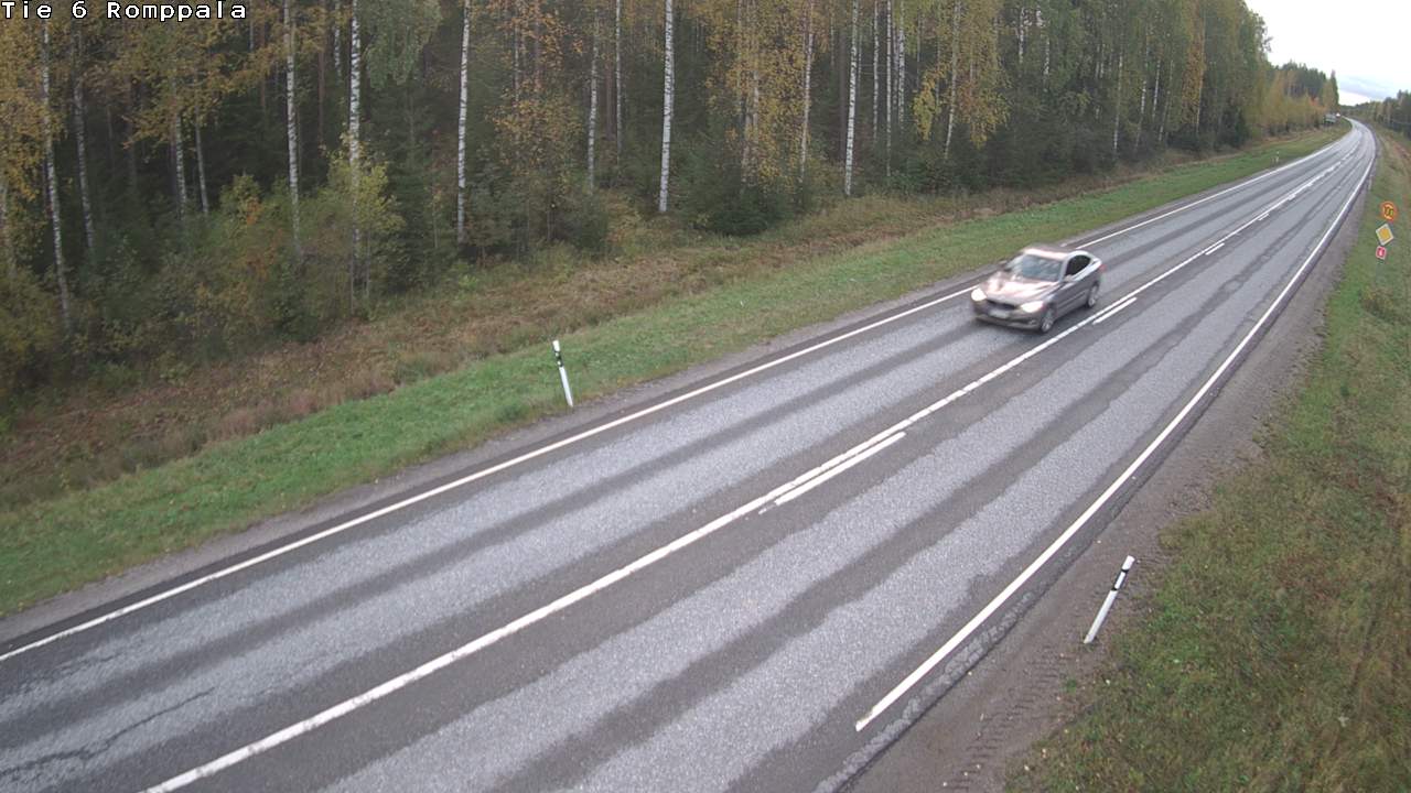 Weather Camera Image Väg 6 Kontiolax, Romppala, Kontiolahti, Pohjois-Karjala