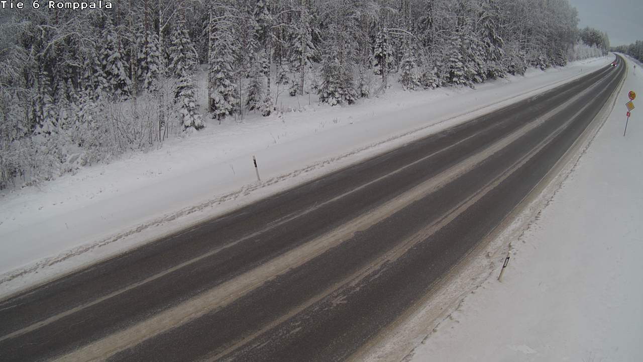 Weather Camera Image Road 6 Kontiolahti, Romppala, Kontiolahti, Pohjois-Karjala