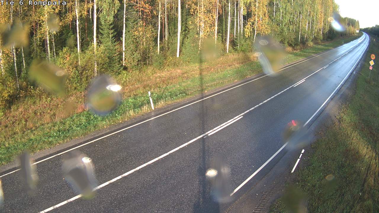 Weather Camera Image Väg 6 Kontiolax, Romppala, Kontiolahti, Pohjois-Karjala