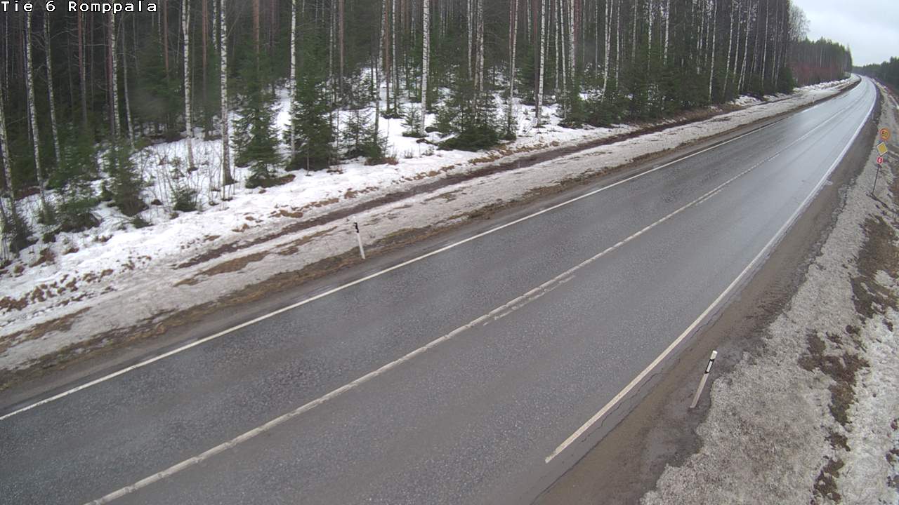 Weather Camera Image Road 6 Kontiolahti, Romppala, Kontiolahti, Pohjois-Karjala