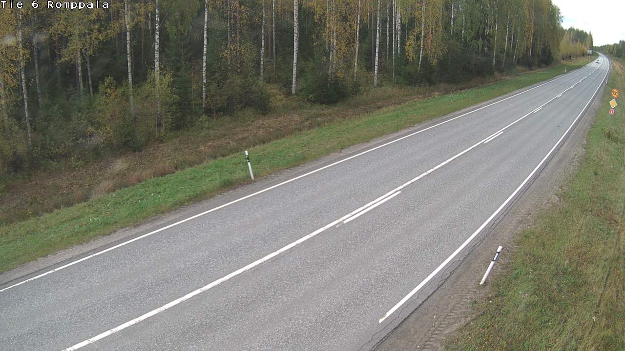 Weather Camera Image Road 6 Kontiolahti, Romppala, Kontiolahti, Pohjois-Karjala
