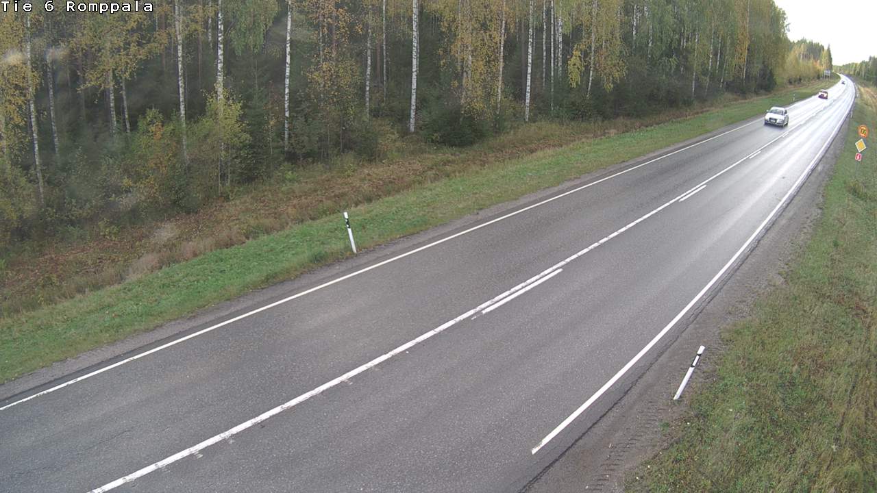 Weather Camera Image Väg 6 Kontiolax, Romppala, Kontiolahti, Pohjois-Karjala