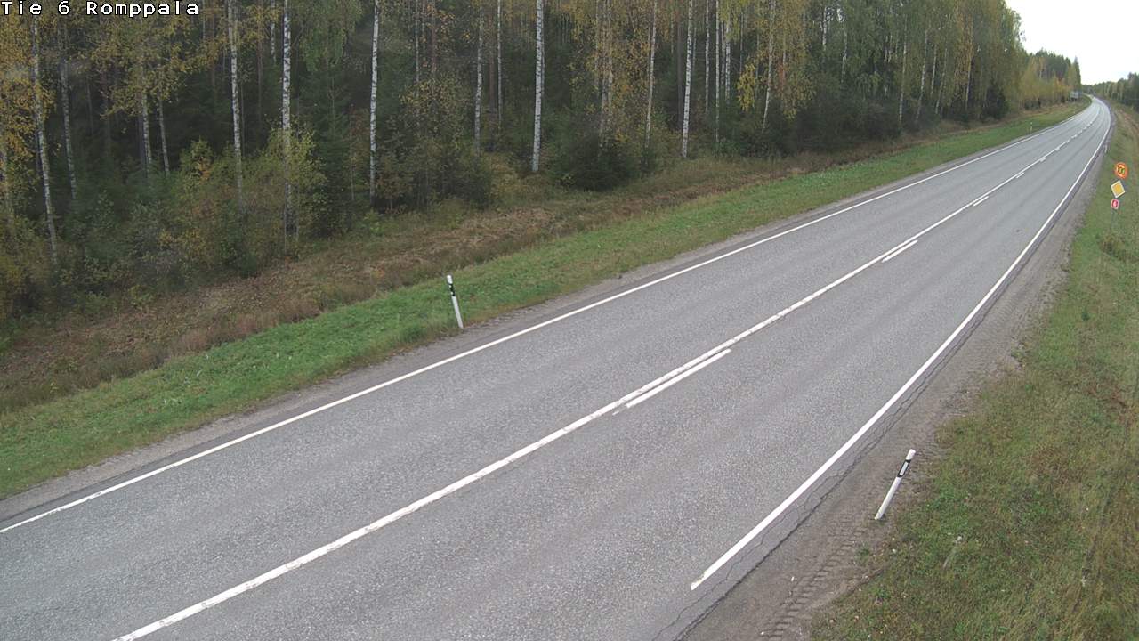 Weather Camera Image Road 6 Kontiolahti, Romppala, Kontiolahti, Pohjois-Karjala