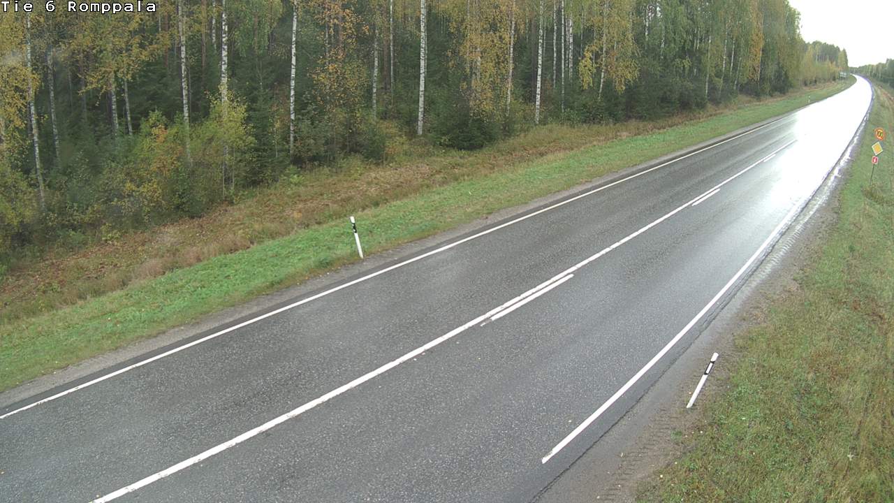 Weather Camera Image Väg 6 Kontiolax, Romppala, Kontiolahti, Pohjois-Karjala