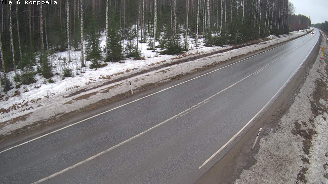 Weather Camera Image Road 6 Kontiolahti, Romppala, Kontiolahti, Pohjois-Karjala