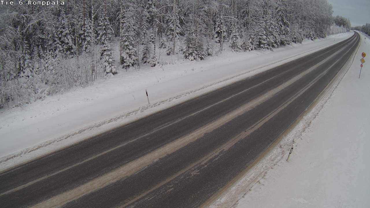 Weather Camera Image Road 6 Kontiolahti, Romppala, Kontiolahti, Pohjois-Karjala