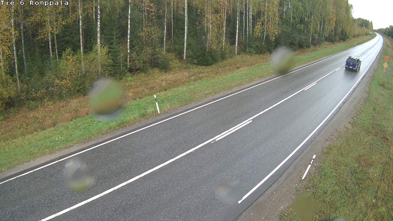 Weather Camera Image Väg 6 Kontiolax, Romppala, Kontiolahti, Pohjois-Karjala