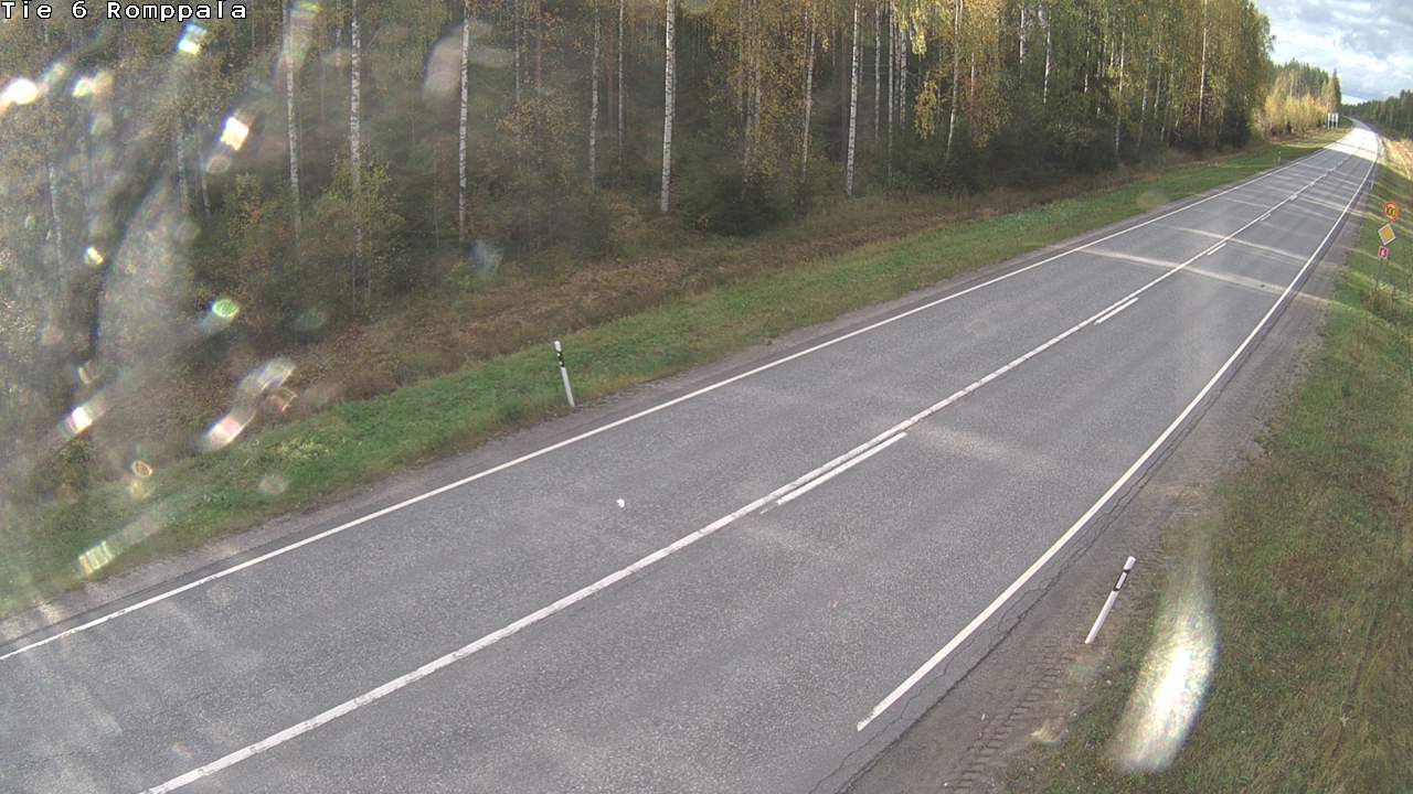 Weather Camera Image Road 6 Kontiolahti, Romppala, Kontiolahti, Pohjois-Karjala