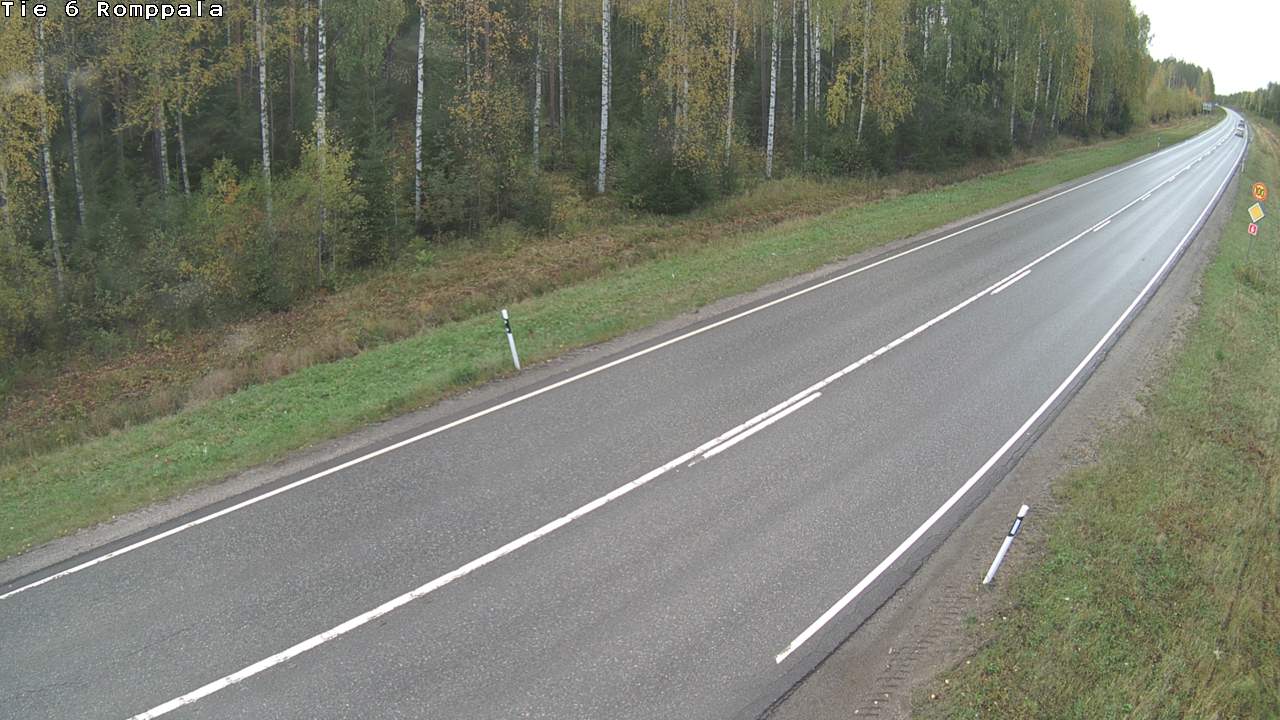 Weather Camera Image Väg 6 Kontiolax, Romppala, Kontiolahti, Pohjois-Karjala