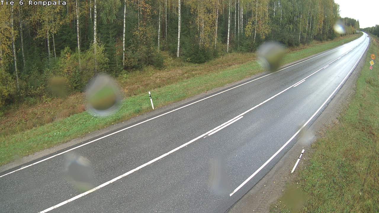 Weather Camera Image Väg 6 Kontiolax, Romppala, Kontiolahti, Pohjois-Karjala