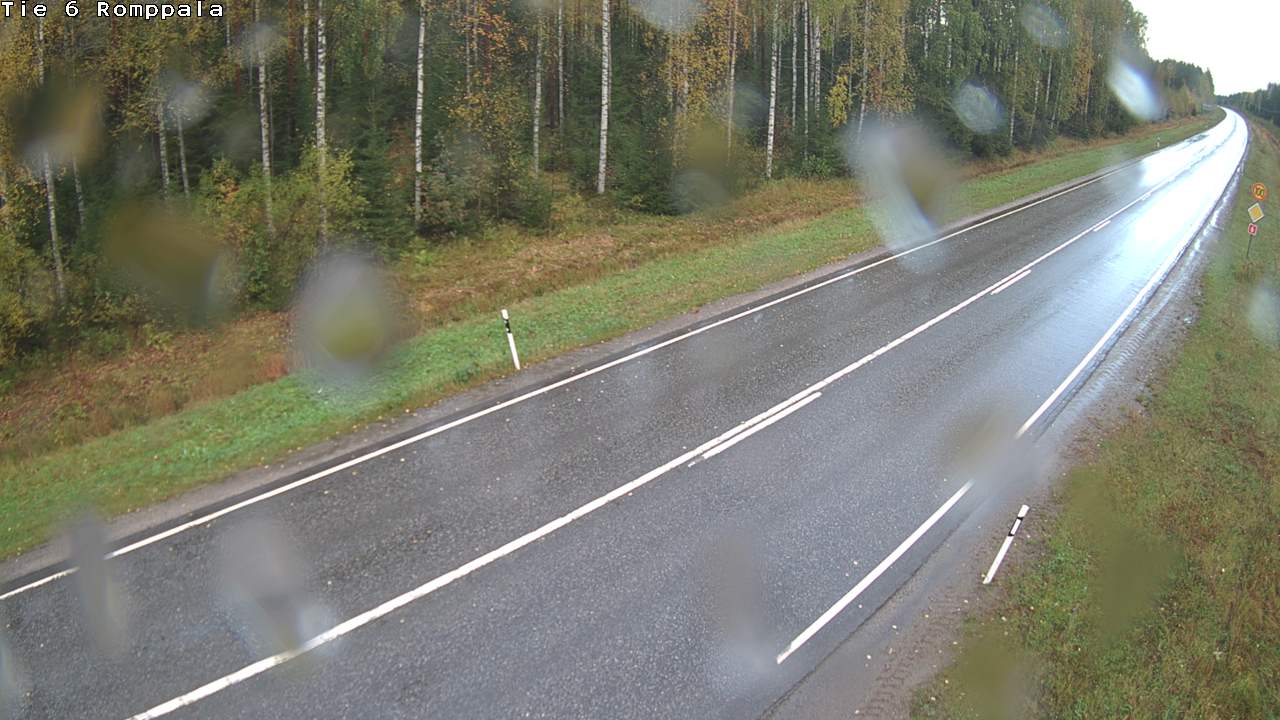 Weather Camera Image Väg 6 Kontiolax, Romppala, Kontiolahti, Pohjois-Karjala