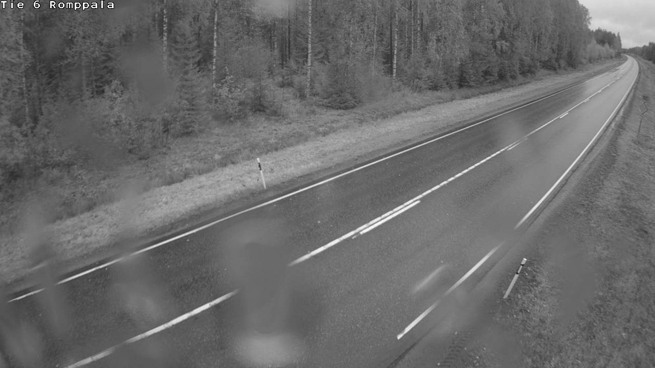 Weather Camera Image Väg 6 Kontiolax, Romppala, Kontiolahti, Pohjois-Karjala