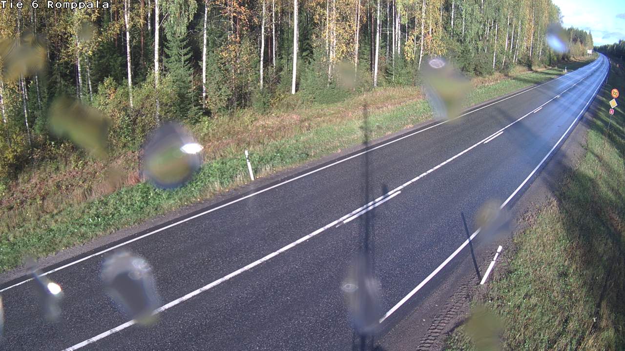 Weather Camera Image Väg 6 Kontiolax, Romppala, Kontiolahti, Pohjois-Karjala