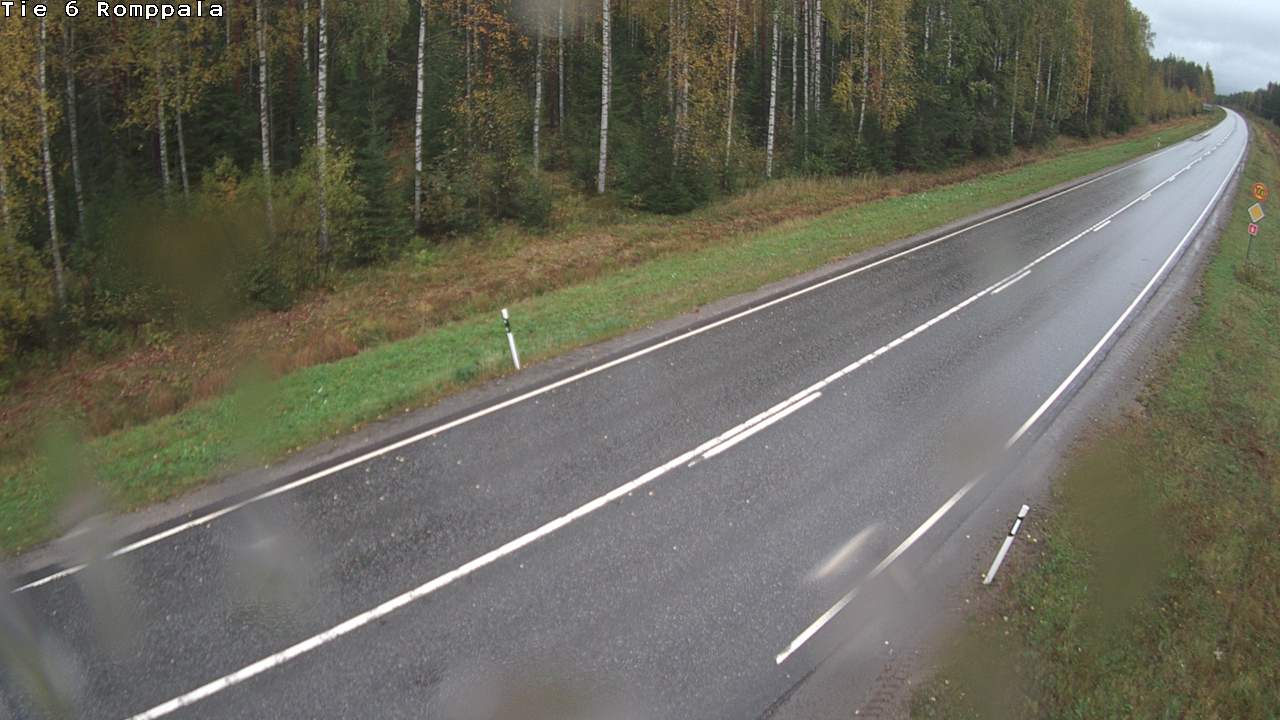 Weather Camera Image Väg 6 Kontiolax, Romppala, Kontiolahti, Pohjois-Karjala