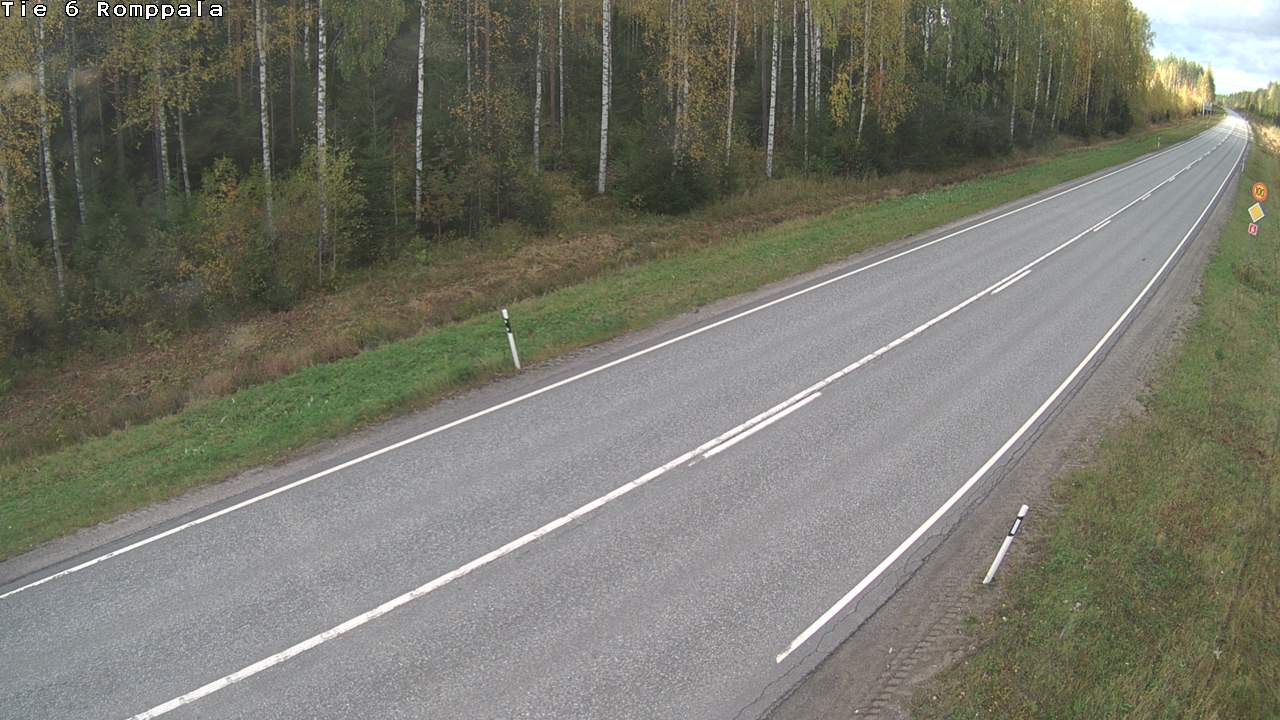 Weather Camera Image Road 6 Kontiolahti, Romppala, Kontiolahti, Pohjois-Karjala