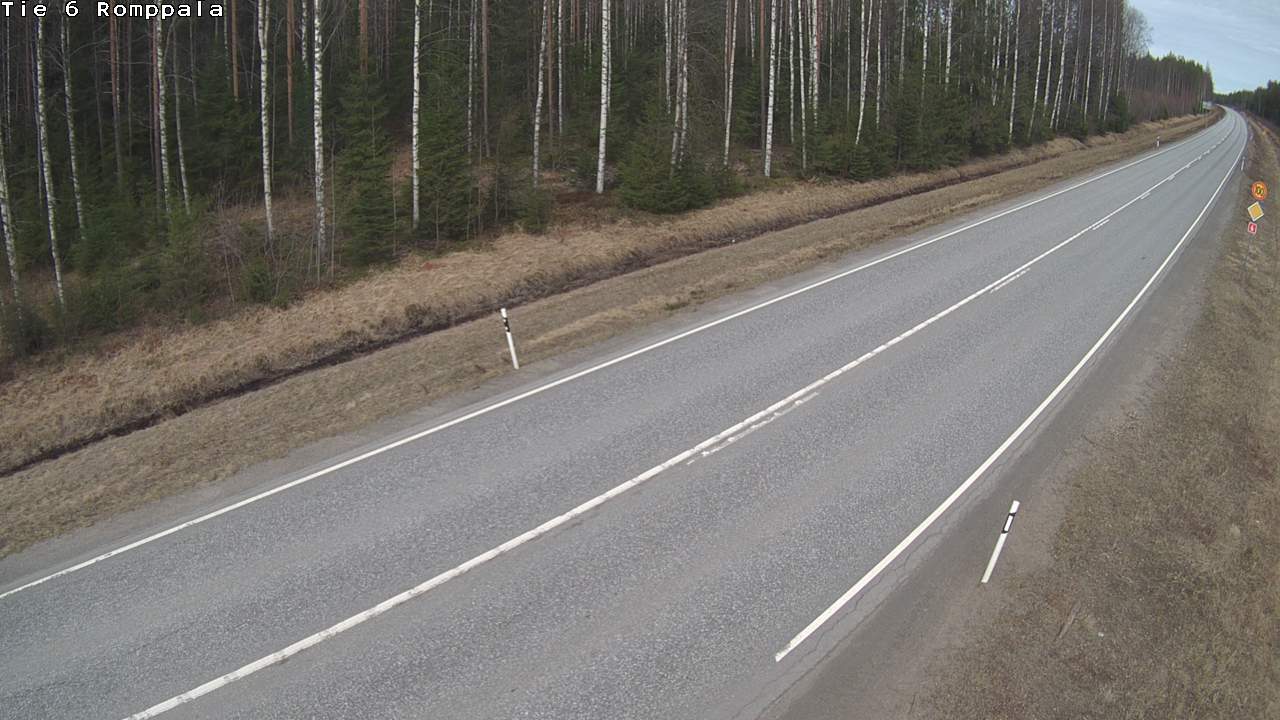 Weather Camera Image Road 6 Kontiolahti, Romppala, Kontiolahti, Pohjois-Karjala