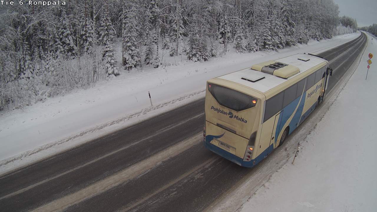 Weather Camera Image Road 6 Kontiolahti, Romppala, Kontiolahti, Pohjois-Karjala