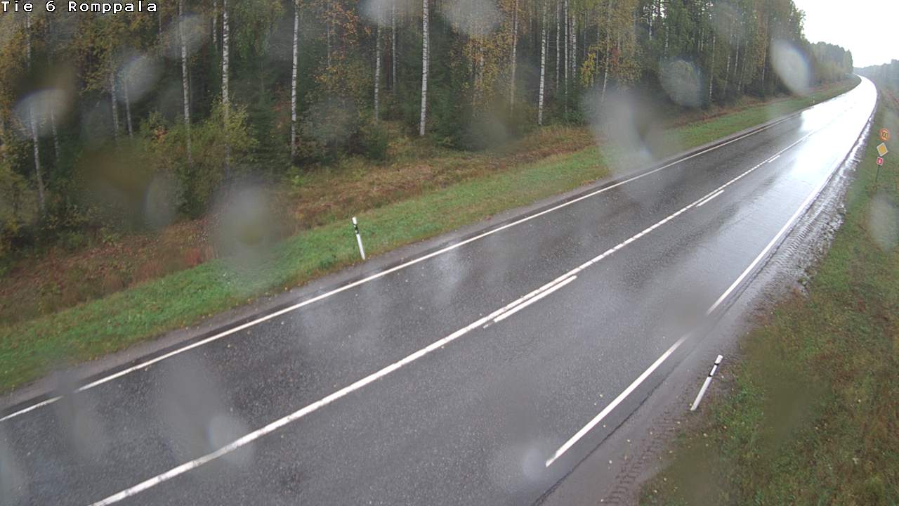 Weather Camera Image Väg 6 Kontiolax, Romppala, Kontiolahti, Pohjois-Karjala