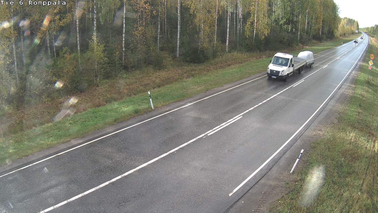 Weather Camera Image Väg 6 Kontiolax, Romppala, Kontiolahti, Pohjois-Karjala
