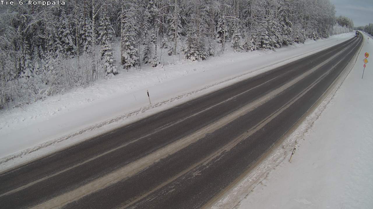 Weather Camera Image Road 6 Kontiolahti, Romppala, Kontiolahti, Pohjois-Karjala