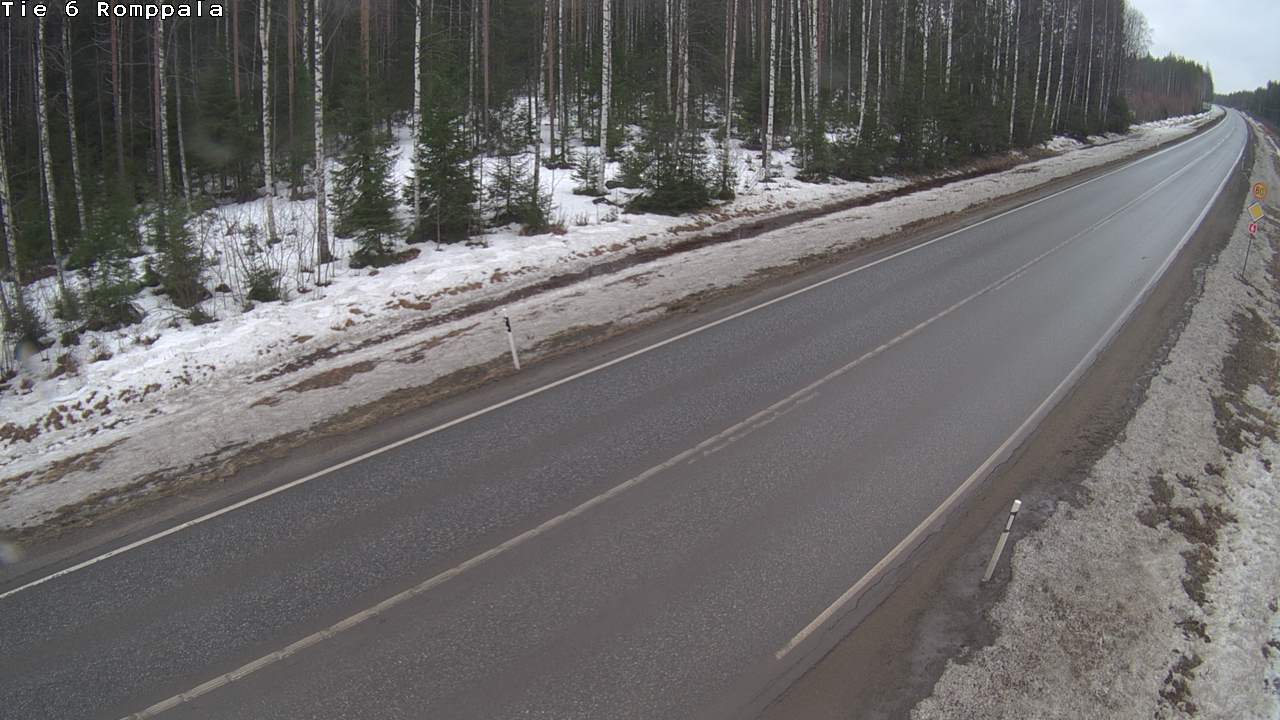 Weather Camera Image Väg 6 Kontiolax, Romppala, Kontiolahti, Pohjois-Karjala