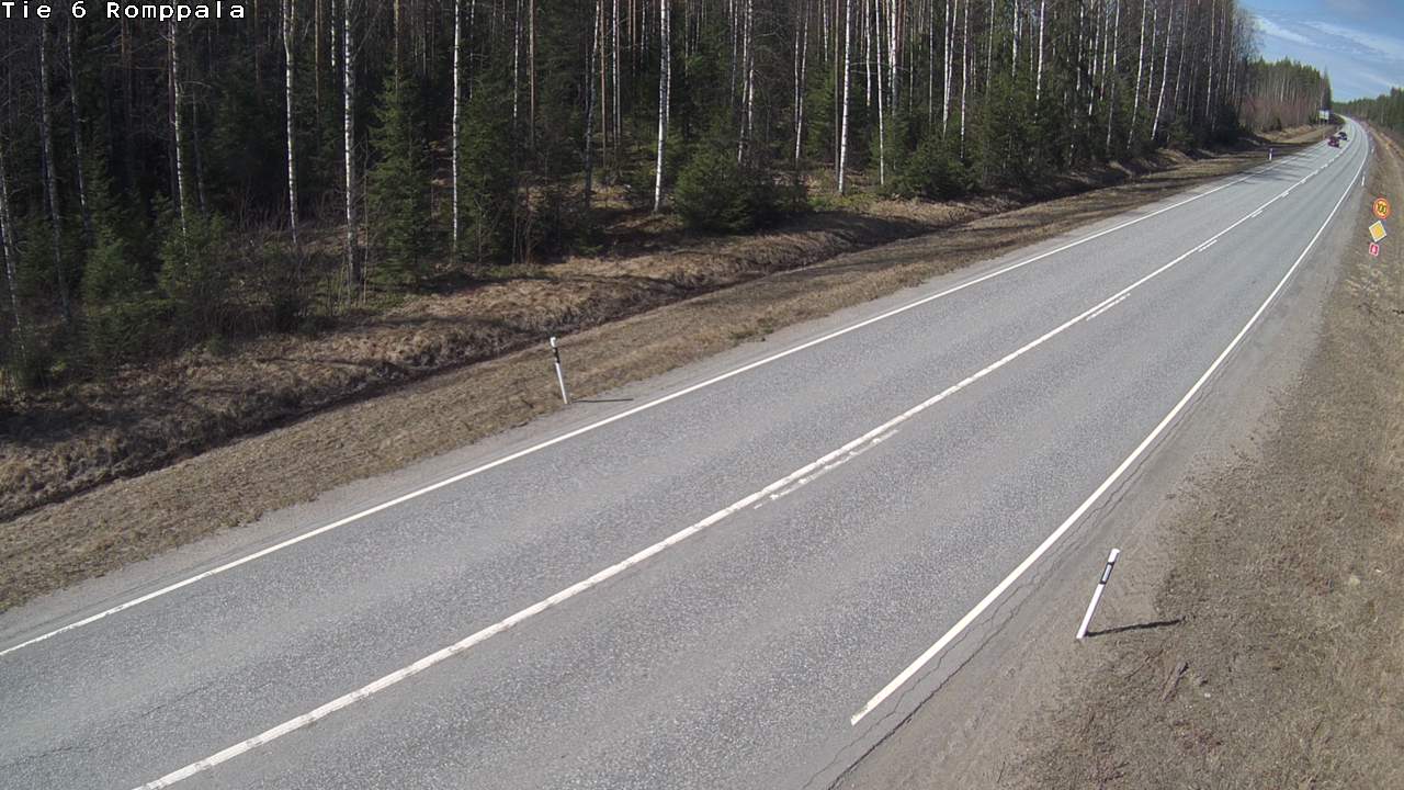 Weather Camera Image Väg 6 Kontiolax, Romppala, Kontiolahti, Pohjois-Karjala