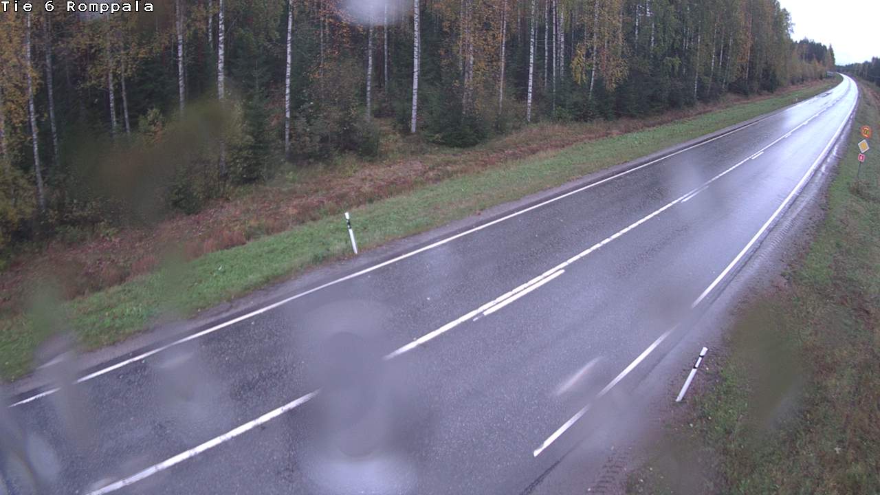 Weather Camera Image Väg 6 Kontiolax, Romppala, Kontiolahti, Pohjois-Karjala