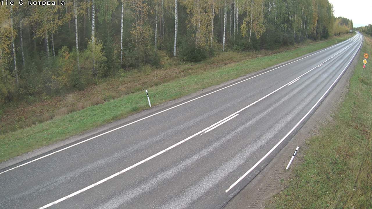 Weather Camera Image Väg 6 Kontiolax, Romppala, Kontiolahti, Pohjois-Karjala