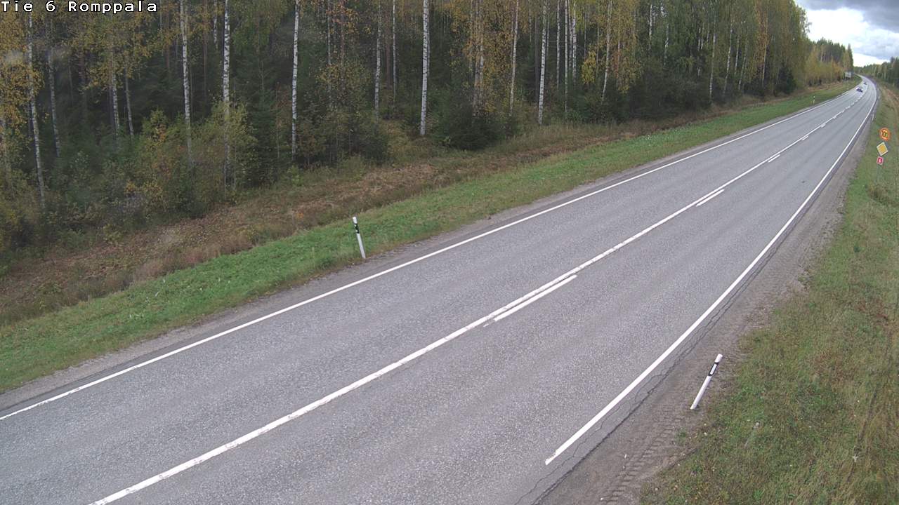 Weather Camera Image Road 6 Kontiolahti, Romppala, Kontiolahti, Pohjois-Karjala