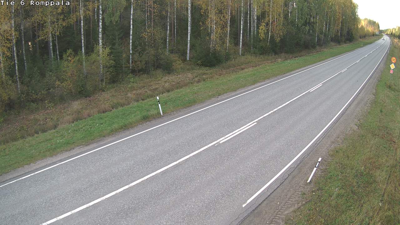 Weather Camera Image Road 6 Kontiolahti, Romppala, Kontiolahti, Pohjois-Karjala