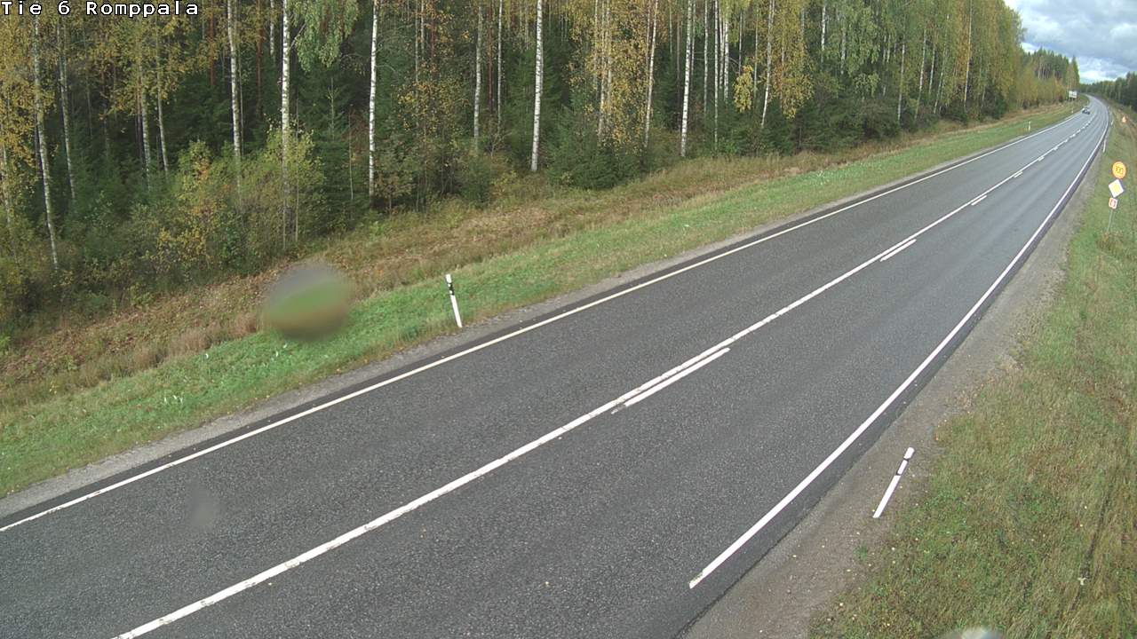 Weather Camera Image Väg 6 Kontiolax, Romppala, Kontiolahti, Pohjois-Karjala