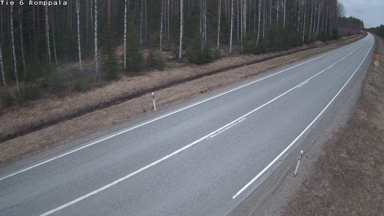 Weather Camera Image Road 6 Kontiolahti, Romppala, Kontiolahti, Pohjois-Karjala