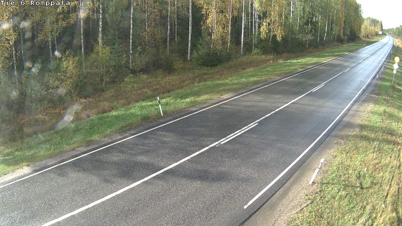 Weather Camera Image Väg 6 Kontiolax, Romppala, Kontiolahti, Pohjois-Karjala