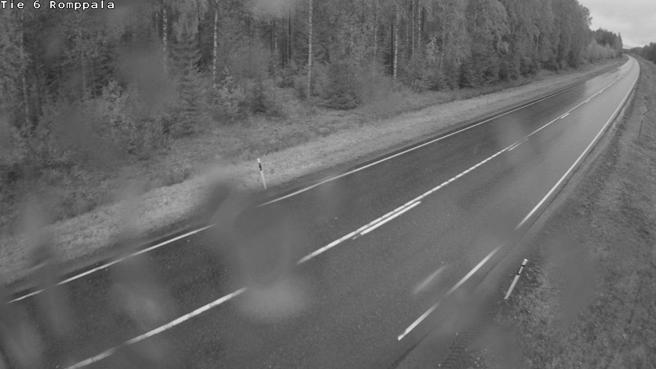Weather Camera Image Väg 6 Kontiolax, Romppala, Kontiolahti, Pohjois-Karjala