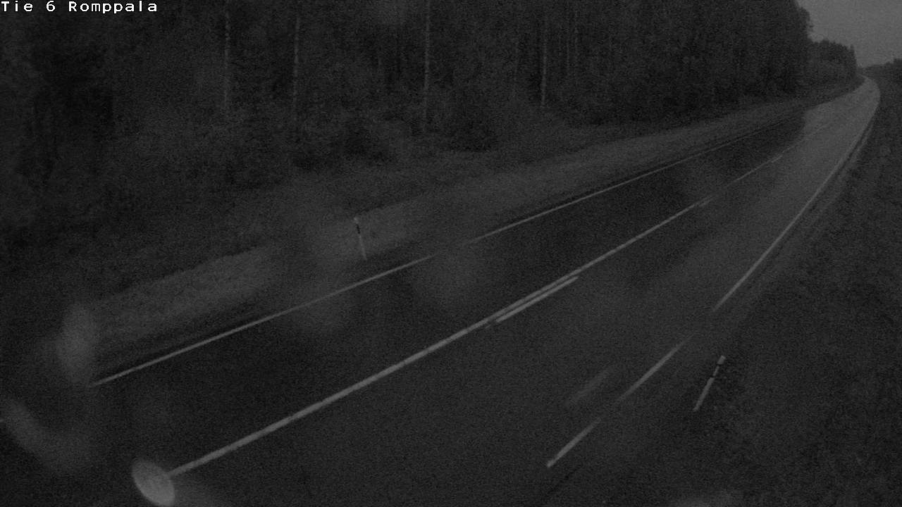 Weather Camera Image Väg 6 Kontiolax, Romppala, Kontiolahti, Pohjois-Karjala