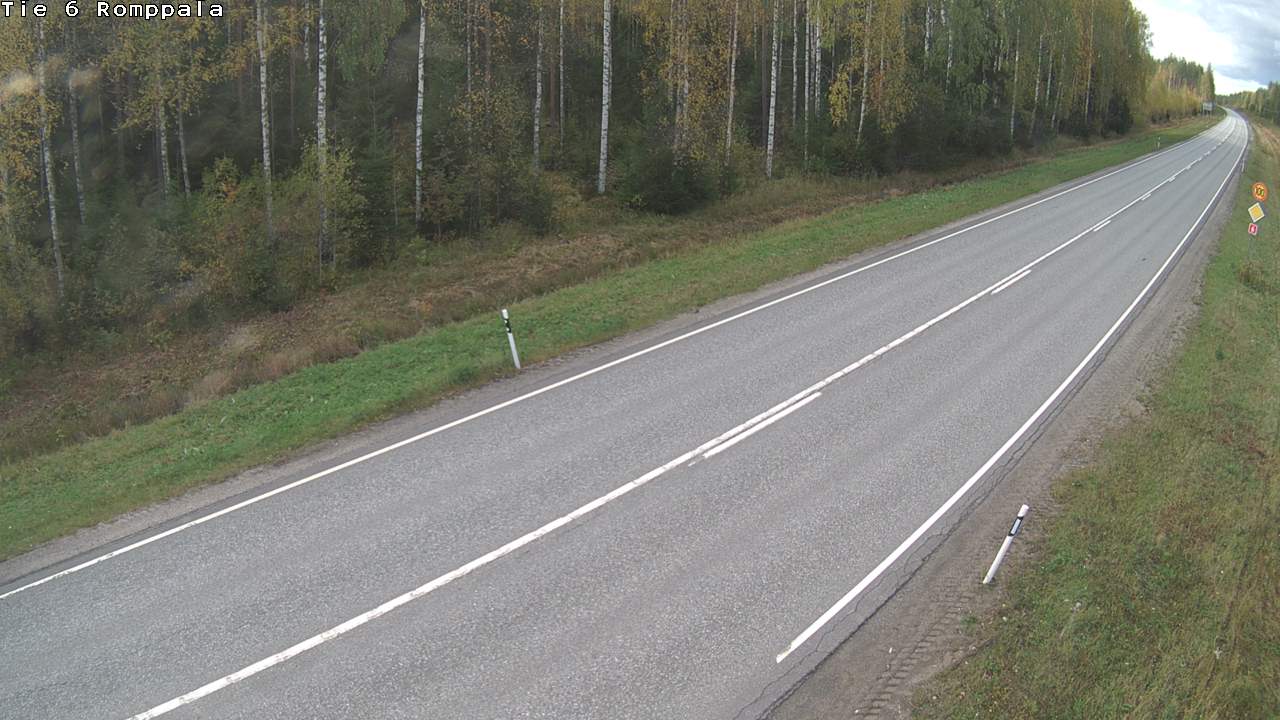 Weather Camera Image Road 6 Kontiolahti, Romppala, Kontiolahti, Pohjois-Karjala