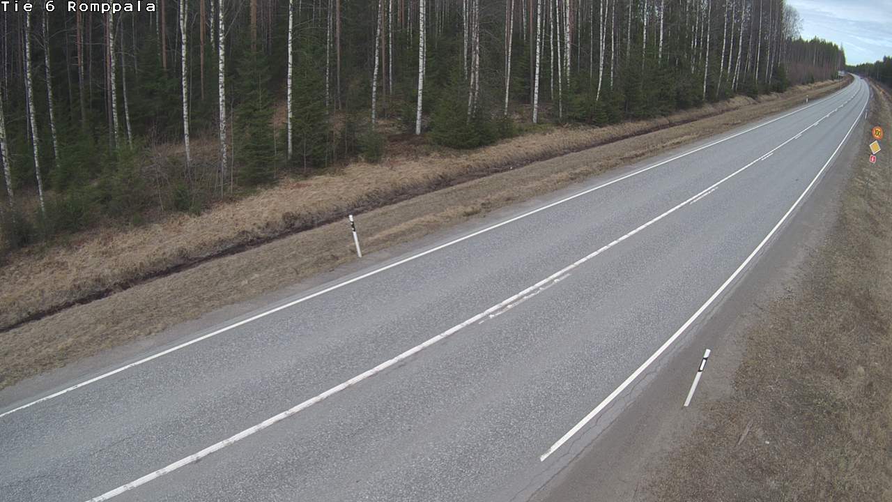 Weather Camera Image Road 6 Kontiolahti, Romppala, Kontiolahti, Pohjois-Karjala
