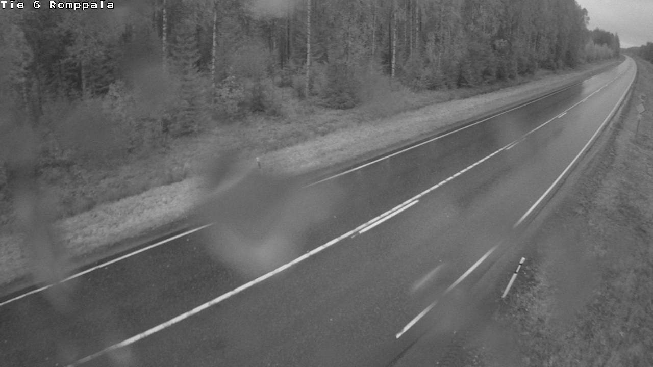 Weather Camera Image Väg 6 Kontiolax, Romppala, Kontiolahti, Pohjois-Karjala