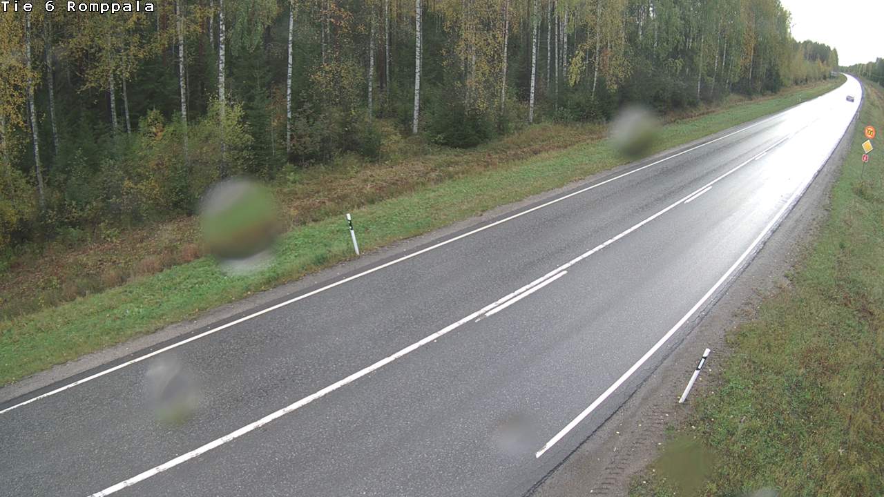 Weather Camera Image Väg 6 Kontiolax, Romppala, Kontiolahti, Pohjois-Karjala