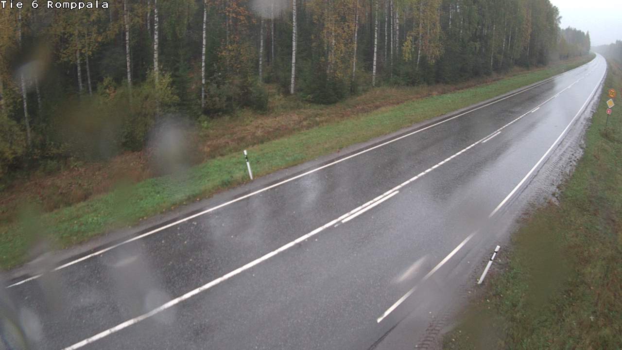 Weather Camera Image Väg 6 Kontiolax, Romppala, Kontiolahti, Pohjois-Karjala