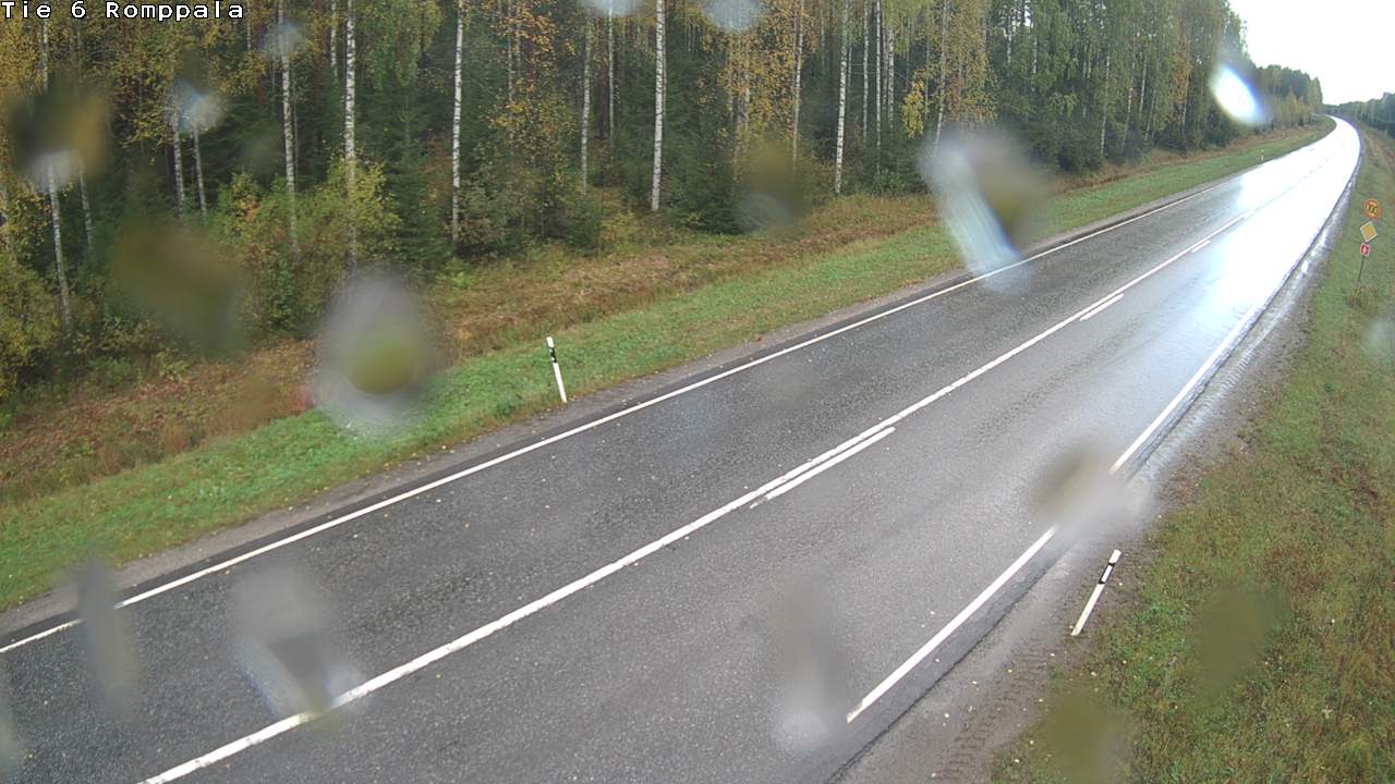 Weather Camera Image Väg 6 Kontiolax, Romppala, Kontiolahti, Pohjois-Karjala