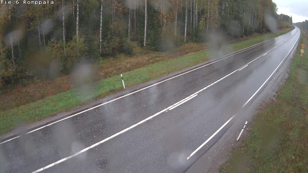 Weather Camera Image Väg 6 Kontiolax, Romppala, Kontiolahti, Pohjois-Karjala
