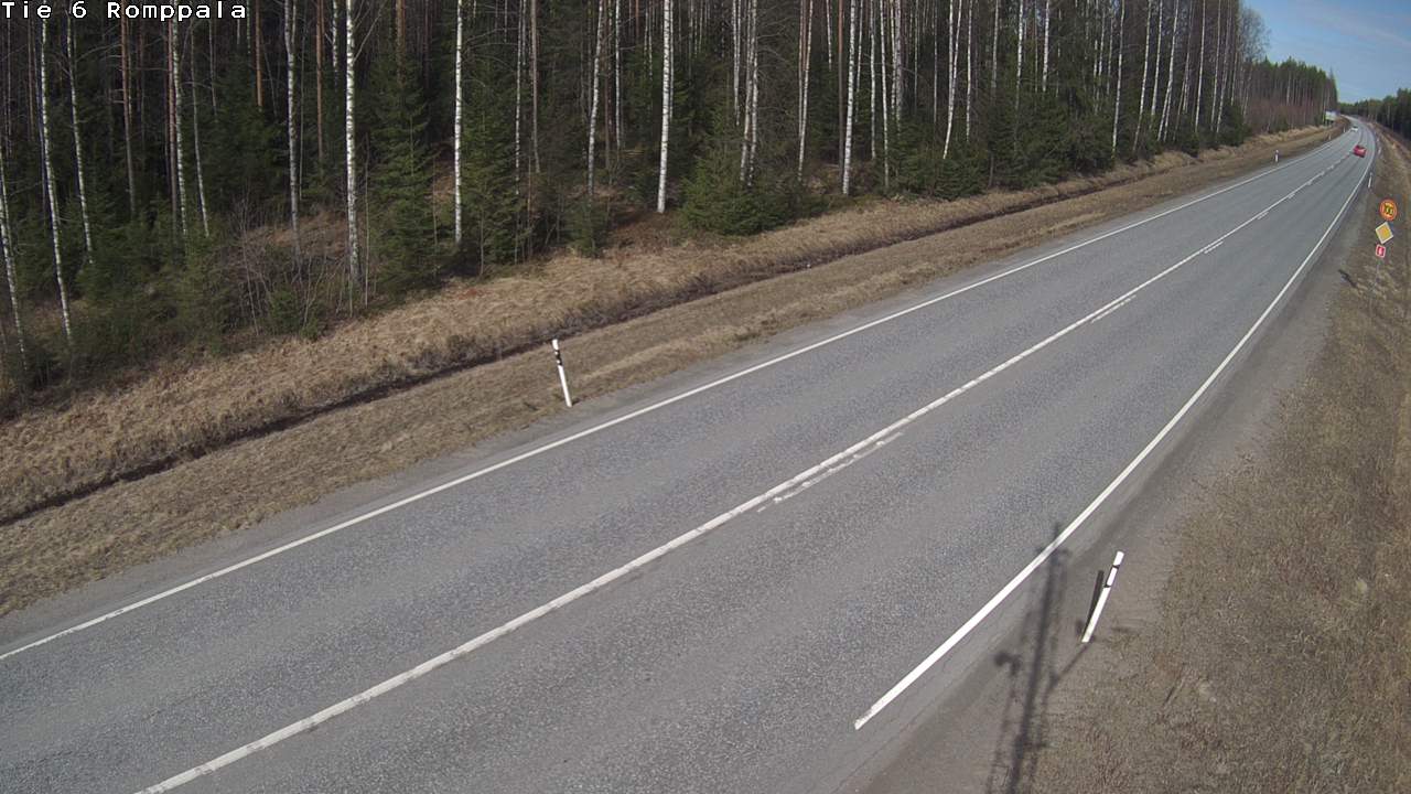 Weather Camera Image Road 6 Kontiolahti, Romppala, Kontiolahti, Pohjois-Karjala