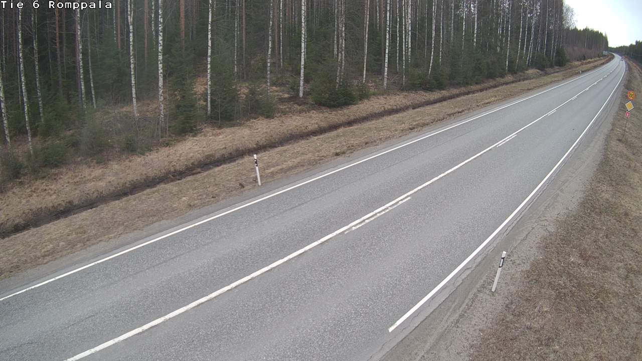 Weather Camera Image Väg 6 Kontiolax, Romppala, Kontiolahti, Pohjois-Karjala